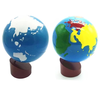Baby Toys Montessori Earth Globe Plastic and Wood Material Learn to Know World Kids Early Learning Teaching Aids
Baby Toys Montessori Earth Globe Plastic and Wood Material Learn to Know World Kids Early Learning Teaching Aids
