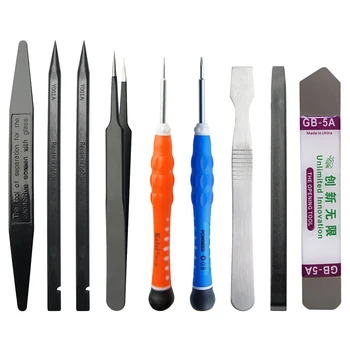 1Set Professional Cellphone Tablet Laptop Opening Pry Tool Repair Kit with Non-Abrasive Nylon Spudgers and Anti-Static Tweezers
1Set Professional Cellphone Tablet Laptop Opening Pry Tool Repair Kit with Non-Abrasive Nylon Spudgers and Anti-Static Tweezers