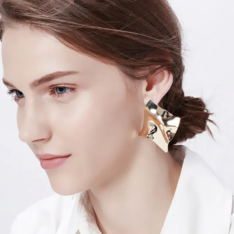 Women Earrings Irregular Stud Earrings Statement Metal Modern Earings Fashion Jewelry Party punk ear stud girl gift
Women Earrings Irregular Stud Earrings Statement Metal Modern Earings Fashion Jewelry Party punk ear stud girl gift