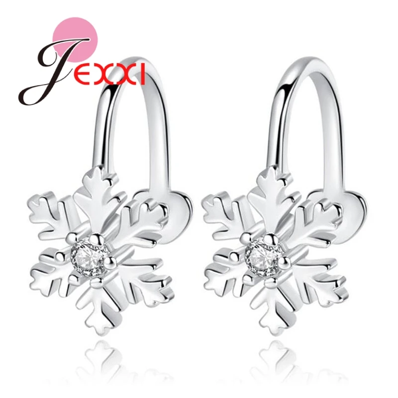 Winter Style Trendy Shiny Snowflake Shape 925 Sterling Silver Cubic Zirconia Clip Earring For Women Fashion Jewelry Gift
Winter Style Trendy Shiny Snowflake Shape 925 Sterling Silver Cubic Zirconia Clip Earring For Women Fashion Jewelry Gift