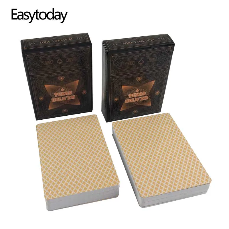 Easytoday 2Pcs/Set PVC Playing Card Set Texas Poker Cards Plastic Poker Cards Frosted Surface Waterproof Poker Table Games
Easytoday 2Pcs/Set PVC Playing Card Set Texas Poker Cards Plastic Poker Cards Frosted Surface Waterproof Poker Table Games