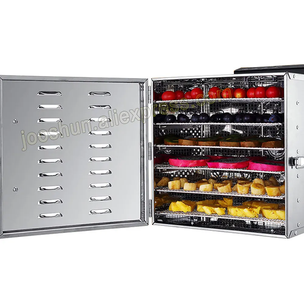 Family 6 Trays Fruit Dryer Dehydrator Food Drying Machine Vegetable Dehydration Dryer Drying Machine Pet Food Dryer 110/220V
Family 6 Trays Fruit Dryer Dehydrator Food Drying Machine Vegetable Dehydration Dryer Drying Machine Pet Food Dryer 110/220V