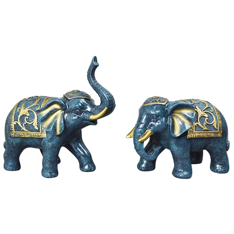 2Pcs/Set Resin Lucky Feng Shui Home Decor Elephant Statue Sculpture Wealth Figurine Gift Home Decoration Beige/Blue Color
2Pcs/Set Resin Lucky Feng Shui Home Decor Elephant Statue Sculpture Wealth Figurine Gift Home Decoration Beige/Blue Color