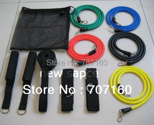 11 pcs in 1 set Resistance Bands Latex Tube Yoga rope fitness exercise band- big stopper door anchor- 50pcs free shipping
11 pcs in 1 set Resistance Bands Latex Tube Yoga rope fitness exercise band- big stopper door anchor- 50pcs free shipping