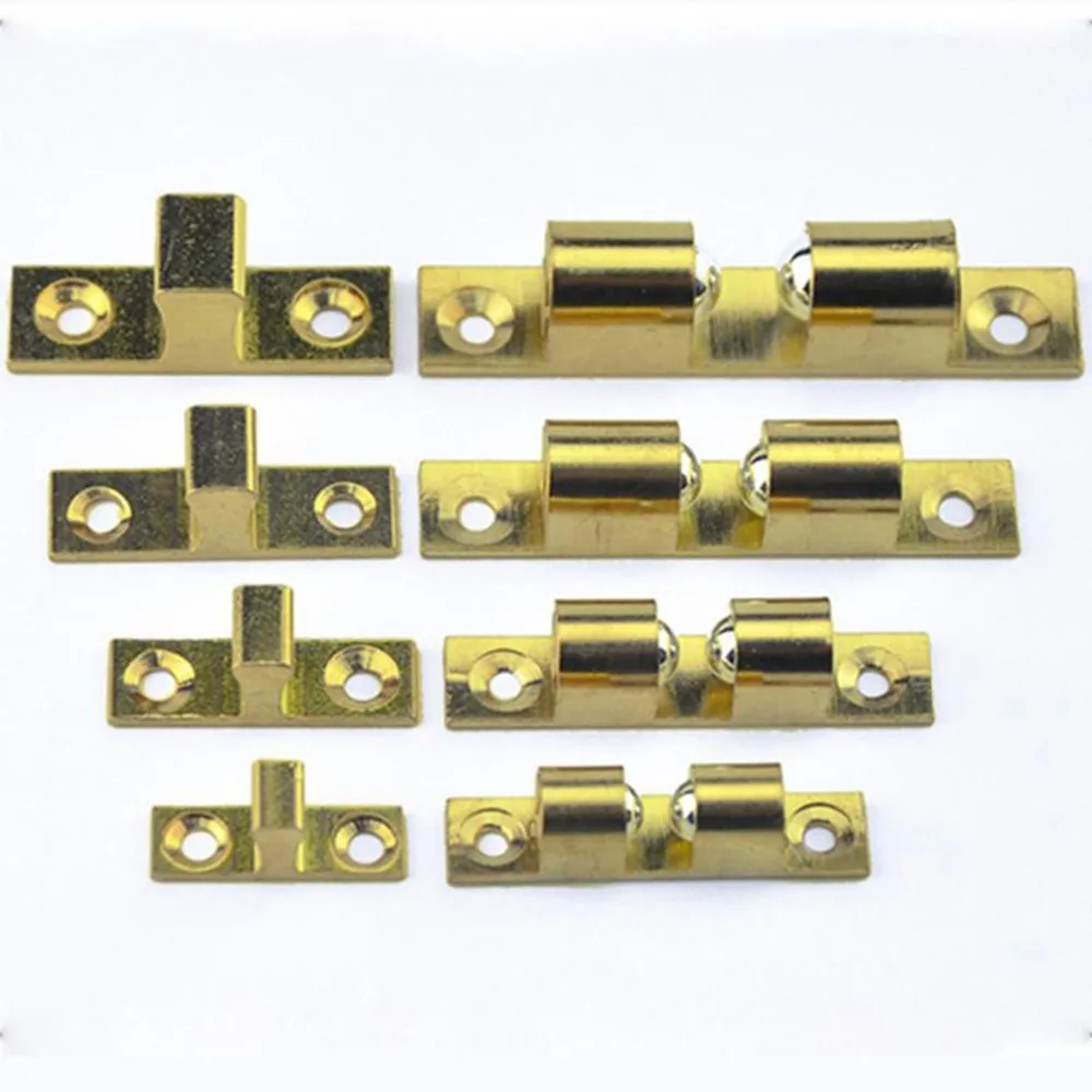 4 type Solid Brass Polish Double Ball design Catch Hardware Cabinet Cupboard Home Door Latch Card type pure copper door
4 type Solid Brass Polish Double Ball design Catch Hardware Cabinet Cupboard Home Door Latch Card type pure copper door