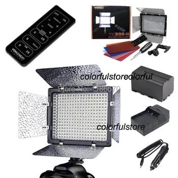 Free Ship YN-300II YN300II Led Video Light + NP-F750 F770 Battery + Car Charger + IR Remote For Canon Nikon Pentax SLR Camcorder
Free Ship YN-300II YN300II Led Video Light + NP-F750 F770 Battery + Car Charger + IR Remote For Canon Nikon Pentax SLR Camcorder