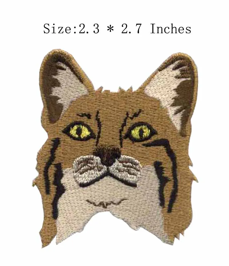 Animal head with yellow eyes 2.3"wide embroidery patch for whiskers/fur/brown
Animal head with yellow eyes 2.3"wide embroidery patch for whiskers/fur/brown