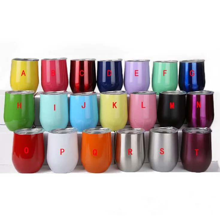 Wholesale 12 oz Champagne Swig Cups 100pcs/lot Wine Tumbler Egg Shaped Beer Mug Vacuum Thermos for New Year Gifts 18 colors Mix
Wholesale 12 oz Champagne Swig Cups 100pcs/lot Wine Tumbler Egg Shaped Beer Mug Vacuum Thermos for New Year Gifts 18 colors Mix
