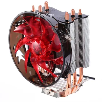Red & Blue CPU Cooler Copper Four Heat Pipe CPU Radiator Brass Tower CPU Fan 400 for INTEL 775/1155/1156/1151/1150/1366 AMD
Red & Blue CPU Cooler Copper Four Heat Pipe CPU Radiator Brass Tower CPU Fan 400 for INTEL 775/1155/1156/1151/1150/1366 AMD