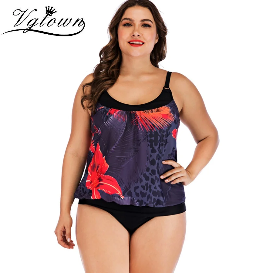 2019 New Plus Size 6XL Beach Dress Skirted Print Tankini Sequin Two Piece Large Size Swimwear Women Plus Size Bodysuit Bathing
2019 New Plus Size 6XL Beach Dress Skirted Print Tankini Sequin Two Piece Large Size Swimwear Women Plus Size Bodysuit Bathing