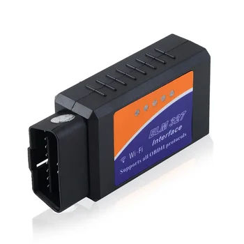 Wifi ELM327 Auto Scanner Wireless OBD2 OBDII Adapter bluetooth ELM 327 Interface OBD2 / OBD II Auto Car Diagnostic Scanner
Wifi ELM327 Auto Scanner Wireless OBD2 OBDII Adapter bluetooth ELM 327 Interface OBD2 / OBD II Auto Car Diagnostic Scanner