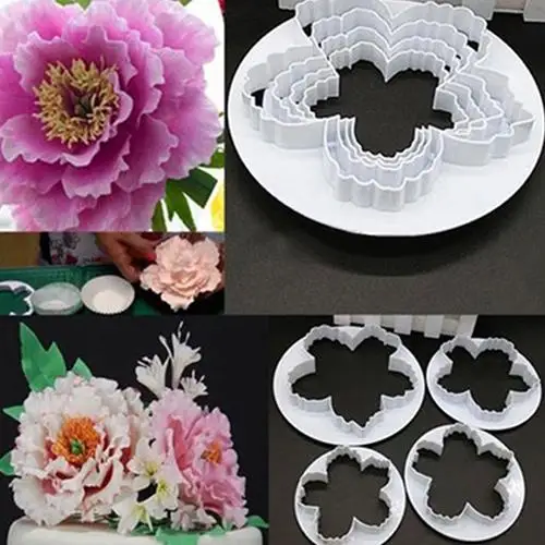 New 4Pcs Multiple Specifications Peony Flower Petal Fondant Mold Sugar Craft Cake Cookies Embosser Cutter Drop Shipping
New 4Pcs Multiple Specifications Peony Flower Petal Fondant Mold Sugar Craft Cake Cookies Embosser Cutter Drop Shipping