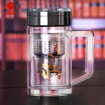 Genuine Fuguang double-layer glass 320ml high-grade energy stone crystal cup with cover glass transparent creative
Genuine Fuguang double-layer glass 320ml high-grade energy stone crystal cup with cover glass transparent creative
