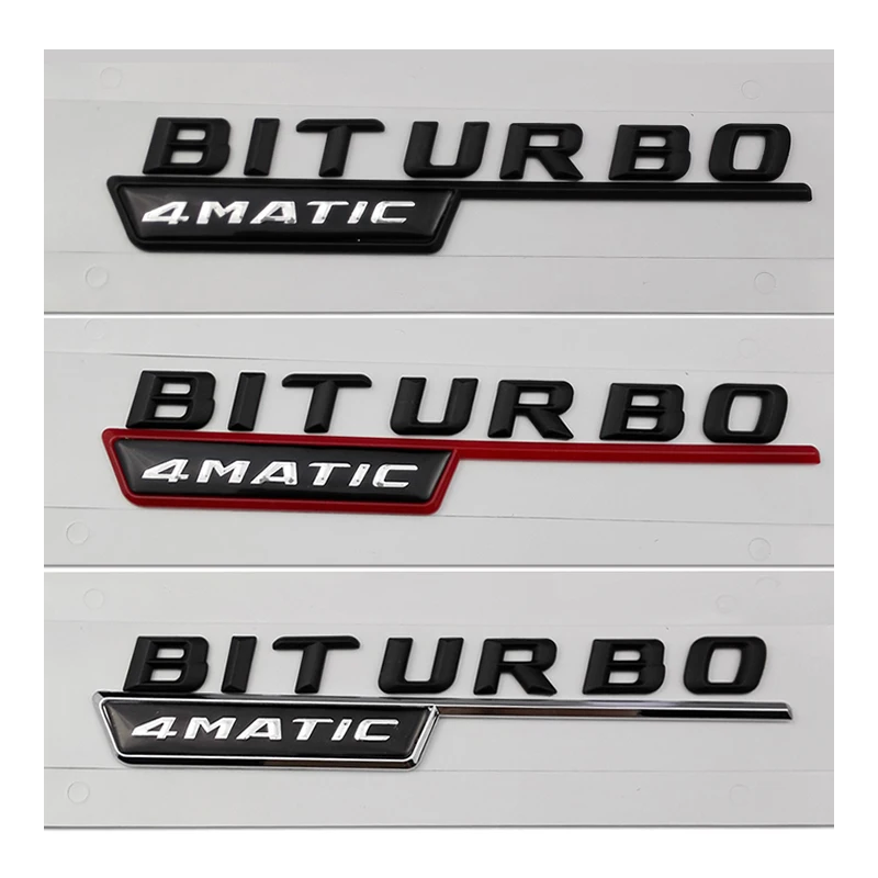 2PCS Car Accessories BITURBO TURBO 4MATIC Side Sticker Body Trunk Emblem Badge for Mercedes Benz W203 W204 W210 W211 W205 CLA
2PCS Car Accessories BITURBO TURBO 4MATIC Side Sticker Body Trunk Emblem Badge for Mercedes Benz W203 W204 W210 W211 W205 CLA