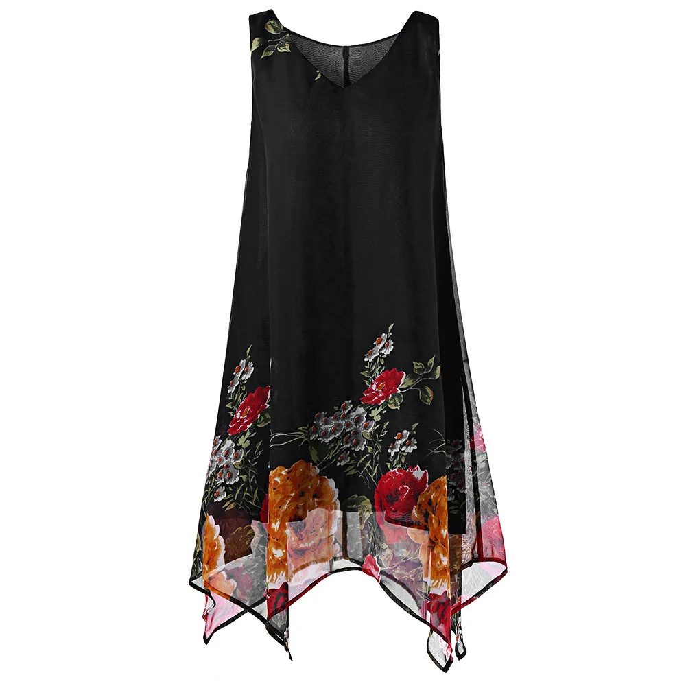 Plus Size 5XL 4XL XXXXL XXXL Floral Print Boho Beach Chiffon Dress Women Summer Sleeveless Loose Tank Dresses Oversized Sundress
Plus Size 5XL 4XL XXXXL XXXL Floral Print Boho Beach Chiffon Dress Women Summer Sleeveless Loose Tank Dresses Oversized Sundress