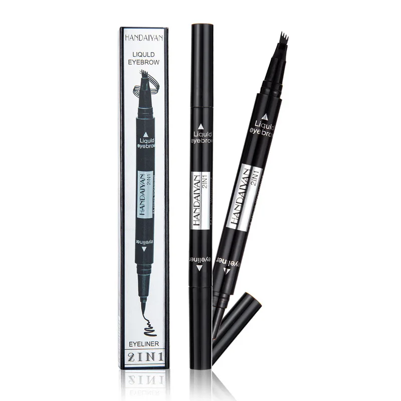 Waterproof Long Lasting Cosmetic HANDAIYAN 5 Color Double-end 2 In 1 Eyebrow Pencil Liquid Eye Lliner Pen Makeup TSLM1
Waterproof Long Lasting Cosmetic HANDAIYAN 5 Color Double-end 2 In 1 Eyebrow Pencil Liquid Eye Lliner Pen Makeup TSLM1