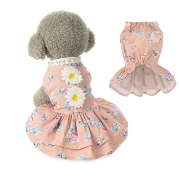 Pet Dog Dresses Clothes For Dogs Sun Flower Dress For Pet Dog Para Clothes Cat Skirt Gift for pets Supply Roupa para cachorro 5
Pet Dog Dresses Clothes For Dogs Sun Flower Dress For Pet Dog Para Clothes Cat Skirt Gift for pets Supply Roupa para cachorro 5