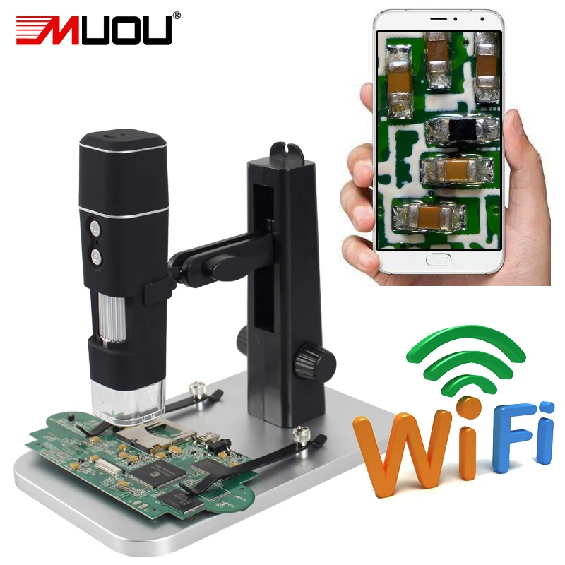 MUOU WiFi Video Microscope long object distance Digital Electron USB Microscope soldering tool phone watch repair hand-held
MUOU WiFi Video Microscope long object distance Digital Electron USB Microscope soldering tool phone watch repair hand-held