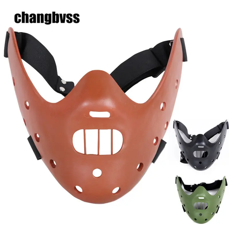 Cos The Silence of the Lambs Movie Hannibal Lecter Resin Mask Scary Horror Mask Halloween Masquerade Masks Cosplay Props masque
Cos The Silence of the Lambs Movie Hannibal Lecter Resin Mask Scary Horror Mask Halloween Masquerade Masks Cosplay Props masque