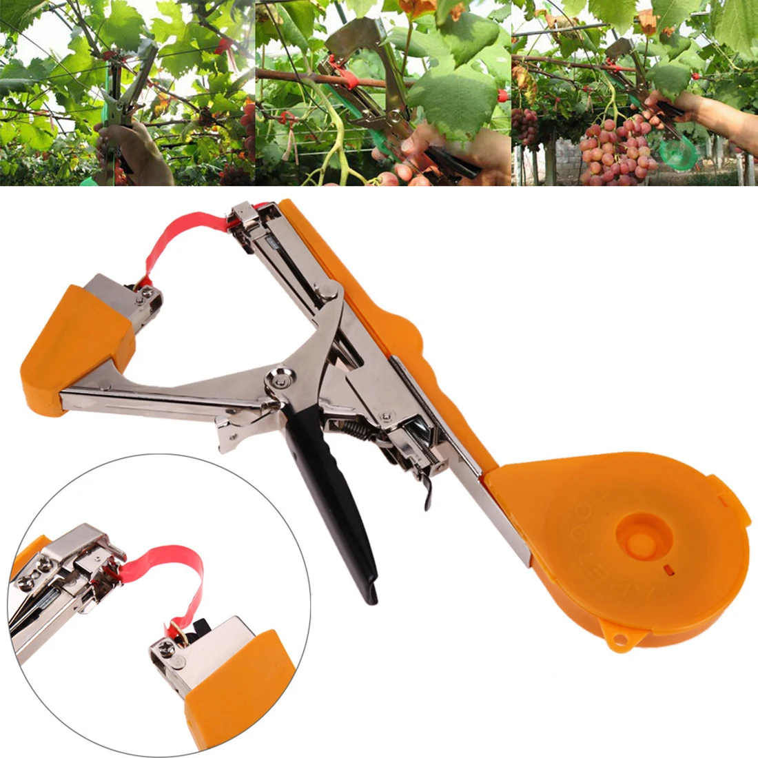 Tape Tool Tapener Packing Vegetable's Stem Strapping Cutter Garden Tools Grape Bind Branch Machine Anvil Machine
Tape Tool Tapener Packing Vegetable's Stem Strapping Cutter Garden Tools Grape Bind Branch Machine Anvil Machine