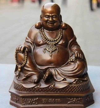 bi003862 Chinese BuddhISM Temple Copper Bronze Maitreya Rohan Buddhist monk Buddha Statue
bi003862 Chinese BuddhISM Temple Copper Bronze Maitreya Rohan Buddhist monk Buddha Statue