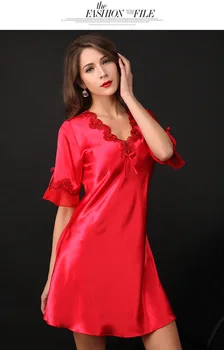 Sexy Lace Women Silk Nightgowns Summer Nightdress Silk Sleepshirts Round Neck Sleeping Dress Lounge
Sexy Lace Women Silk Nightgowns Summer Nightdress Silk Sleepshirts Round Neck Sleeping Dress Lounge