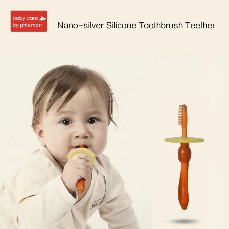 BabyCare Baby Toothbrush Nano Silver Silicone Baby Soft Teethers Newborn Baby Teething Nursing Baby Teethers Chew Toy Training 
BabyCare Baby Toothbrush Nano Silver Silicone Baby Soft Teethers Newborn Baby Teething Nursing Baby Teethers Chew Toy Training