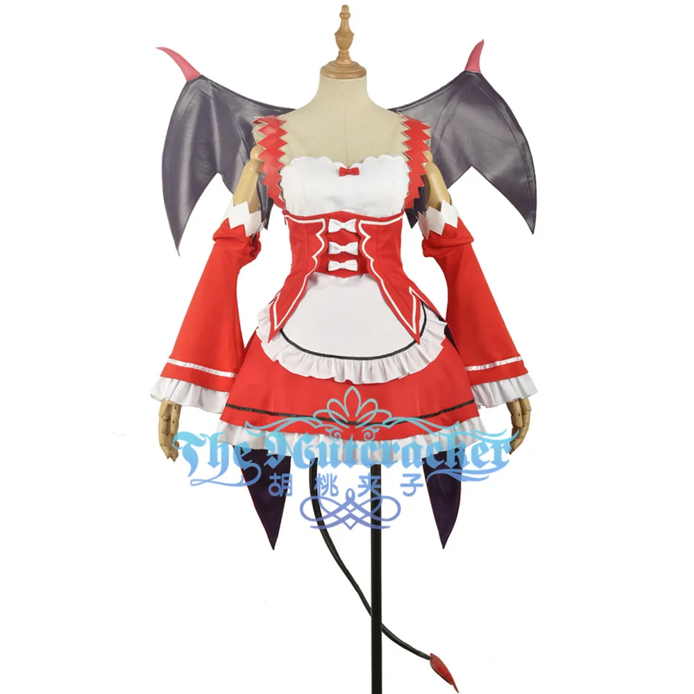 Re:Zero/Re:Life in a Different World from Zero Ram Cosplay Costume Adult Women Red Dress Maid Mini Skirt Gift PU Devil Wings
Re:Zero/Re:Life in a Different World from Zero Ram Cosplay Costume Adult Women Red Dress Maid Mini Skirt Gift PU Devil Wings