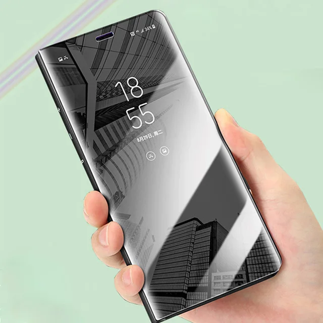Luxury Mirror Flip Phone Case For Samsung Galaxy S9 S8 Plus S7 S6 Edge Clear View Smart Cover For Samsung S9Plus Coque
Luxury Mirror Flip Phone Case For Samsung Galaxy S9 S8 Plus S7 S6 Edge Clear View Smart Cover For Samsung S9Plus Coque