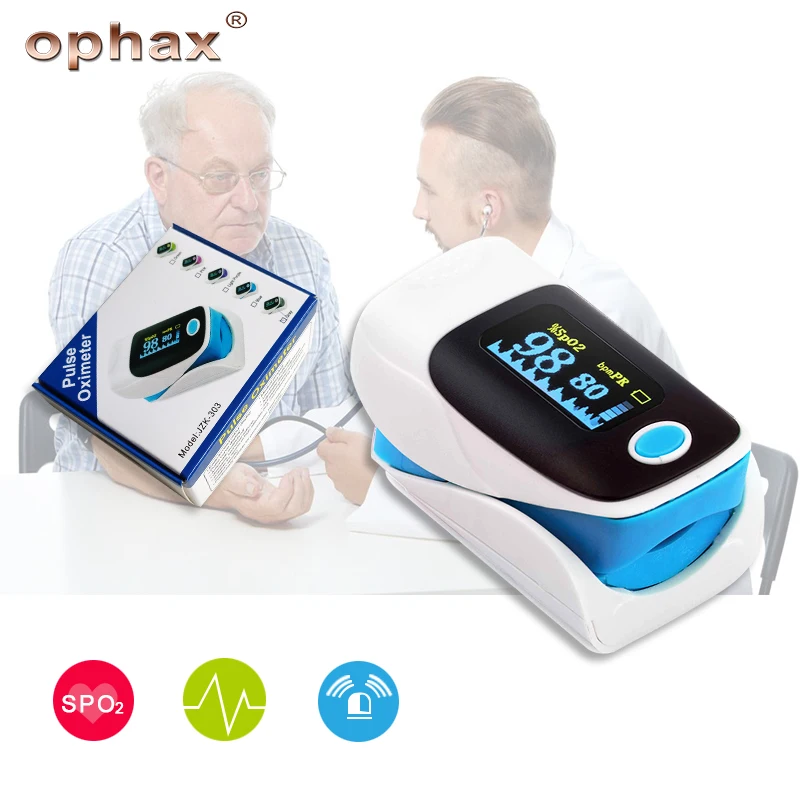 OPHAX Digital finger pulse oximeter OLED pulse oximeter display pulsioximetro SPO2 PR oximetro de dedo oximeter with cord health
OPHAX Digital finger pulse oximeter OLED pulse oximeter display pulsioximetro SPO2 PR oximetro de dedo oximeter with cord health