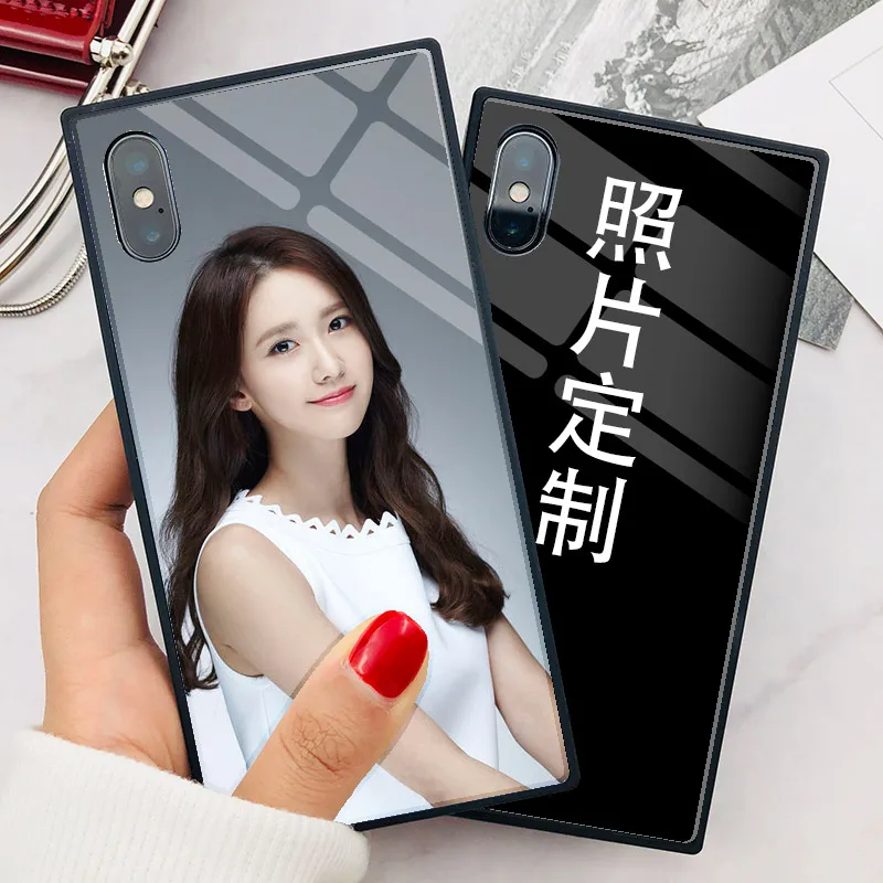 Custom DIY Logo Photo Cases For iPhone 8 Square Tempered Glass Case for iPhone X 7 6 s 6s plus Cover Coque Phone Fundas
Custom DIY Logo Photo Cases For iPhone 8 Square Tempered Glass Case for iPhone X 7 6 s 6s plus Cover Coque Phone Fundas