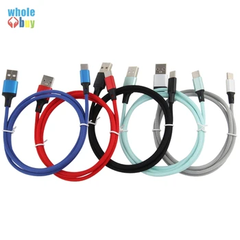 100pcs 1m Straight Pure Color Braided Fabric Micro Usb 5pin 8pin Type C Data Sync Charger Cable for Iphone 8 7 6 HTC Huawei Sony
100pcs 1m Straight Pure Color Braided Fabric Micro Usb 5pin 8pin Type C Data Sync Charger Cable for Iphone 8 7 6 HTC Huawei Sony