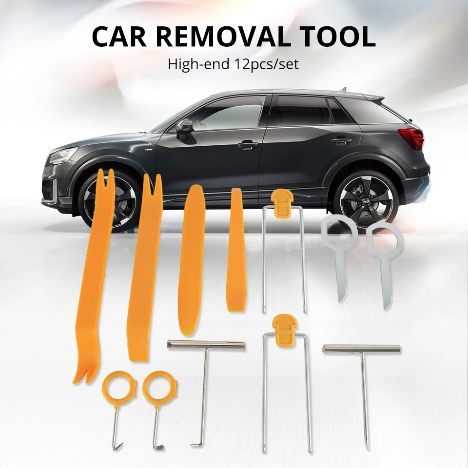 12pcs Car Door Clip Panel Radio Removal Tool For Audi A4 B6 A3 A6 C5 Q7 A1 A5 A7 A8 Q5 R8 TT S5 S6 S7 S8 SQ5
12pcs Car Door Clip Panel Radio Removal Tool For Audi A4 B6 A3 A6 C5 Q7 A1 A5 A7 A8 Q5 R8 TT S5 S6 S7 S8 SQ5