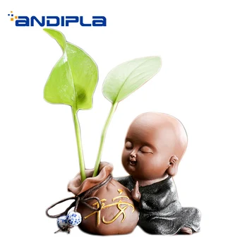 Chinese Style Ceramic Pottery Vase Cute Monk Plant Bonsai Office Tea Ceremony Tea Pet Decoration Crafts Table Flower Vases Art
Chinese Style Ceramic Pottery Vase Cute Monk Plant Bonsai Office Tea Ceremony Tea Pet Decoration Crafts Table Flower Vases Art