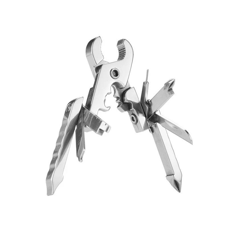 

A47 Swiss technology 15-in-1 screwdriver Multi-function pliers Travel gadget keychain Combination EDC tool folding pliers