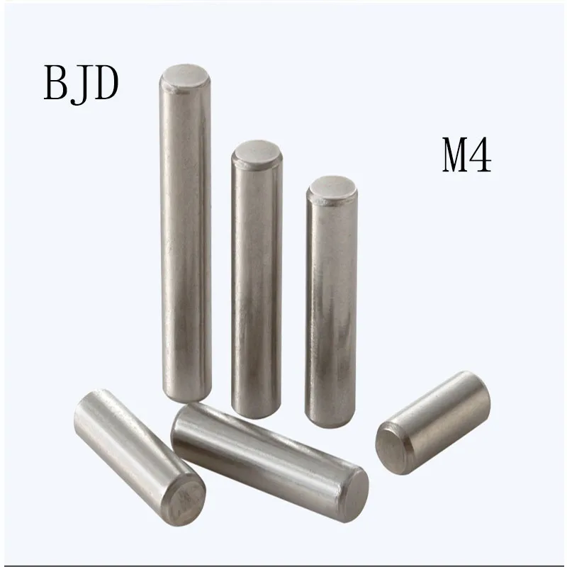 100pcs M4 Dowel Pin GB119 304 stainless steel Cylindrical Fixed Location Paralled ssolid Positioning pin | Обустройство дома