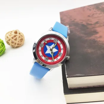Captain America Shield Kids Watches Quartz Wrist Watch for Children Boy Girls Student PU Leather Strap Luminous Hands Wristwatch
Captain America Shield Kids Watches Quartz Wrist Watch for Children Boy Girls Student PU Leather Strap Luminous Hands Wristwatch