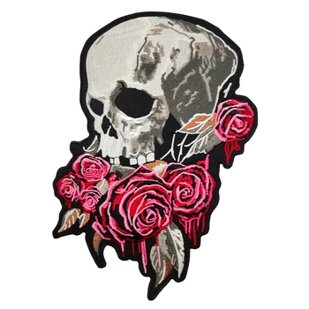 Dead Rose Skull Patch Embroidered Iron on Vest Rock Punk Back Patch Custom Jacket Vest Motorcycle Biker Clothes Badges
Dead Rose Skull Patch Embroidered Iron on Vest Rock Punk Back Patch Custom Jacket Vest Motorcycle Biker Clothes Badges