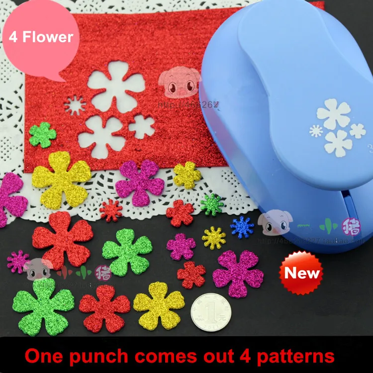 Free shipping 3 inch paper punch 4 pieces of flower for eva foam punch for DIY handmade Album punch scrapbooking paper cutter
Free shipping 3 inch paper punch 4 pieces of flower for eva foam punch for DIY handmade Album punch scrapbooking paper cutter