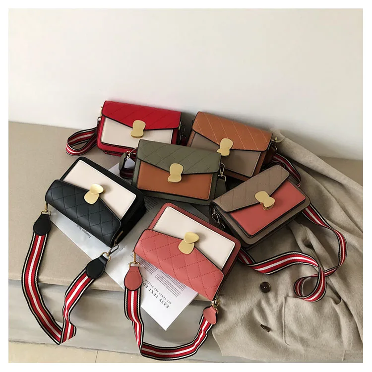 Women's Bag Small Panelled Crossbody Bags for Women (2)