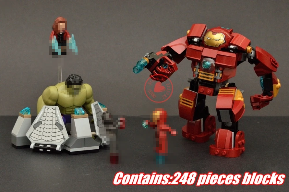 New Super Heroes Hulk Buster Smash fit legoings avengers Hulk infinity war figures marvel Building Blocks Bricks Toy gift kid
New Super Heroes Hulk Buster Smash fit legoings avengers Hulk infinity war figures marvel Building Blocks Bricks Toy gift kid