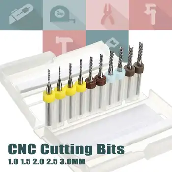 Mini 10Pcs PCB Drill Bit Engraving Mill Cutter Carbide Tools End Mill CNC Cutting Bits Milling Cutters Kit
Mini 10Pcs PCB Drill Bit Engraving Mill Cutter Carbide Tools End Mill CNC Cutting Bits Milling Cutters Kit
