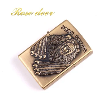 Metal attached present hell detective Bear kerosene lighter Windproof Smoking konstantine Vintage Style oil Lighter
Metal attached present hell detective Bear kerosene lighter Windproof Smoking konstantine Vintage Style oil Lighter