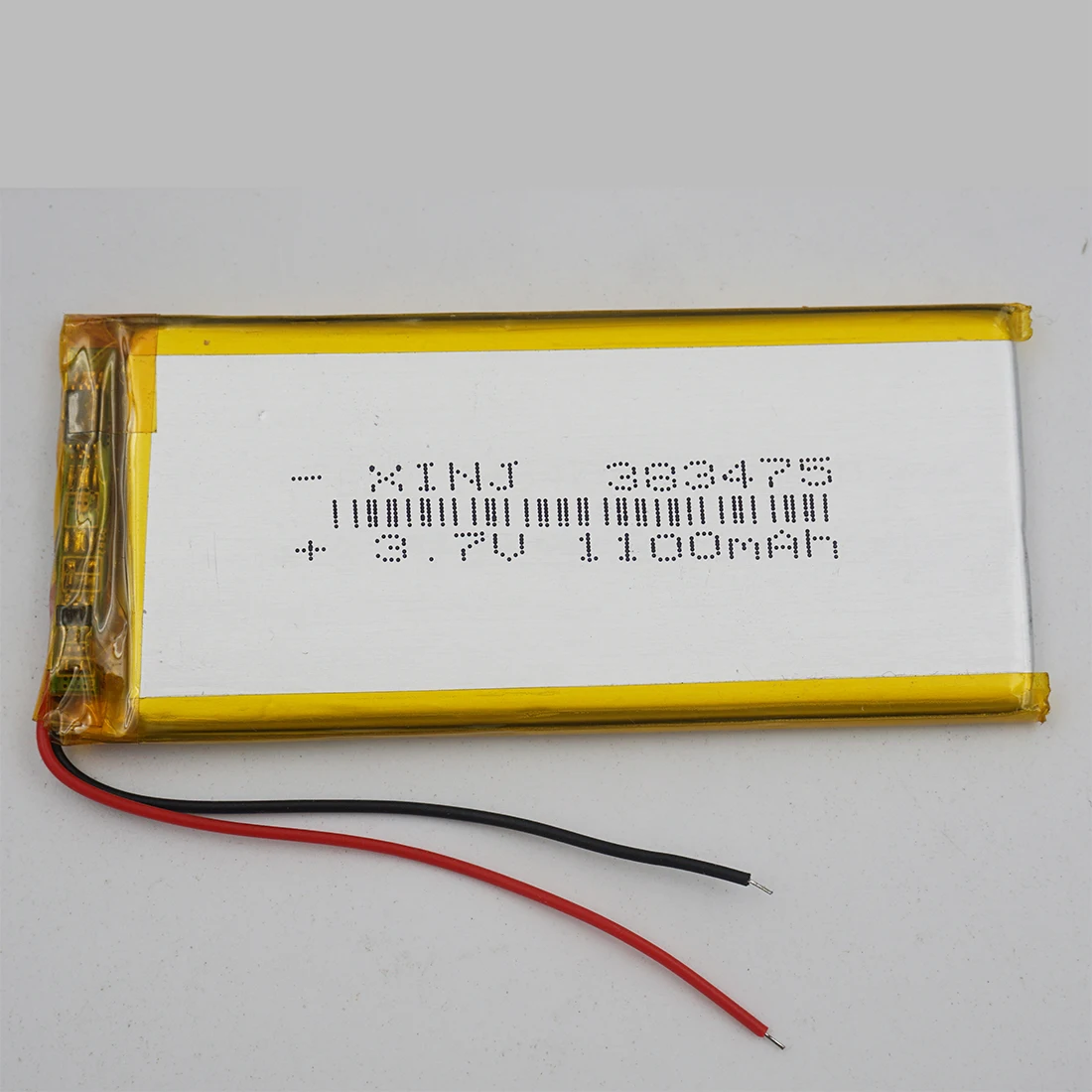3.7V 1100mAh 4.07Wh Rechargeable Polymer Li Lithium Lipo Battery 383475 For GPS E-Book Car Camera MP4 Driving Recorder DIY Phone
3.7V 1100mAh 4.07Wh Rechargeable Polymer Li Lithium Lipo Battery 383475 For GPS E-Book Car Camera MP4 Driving Recorder DIY Phone