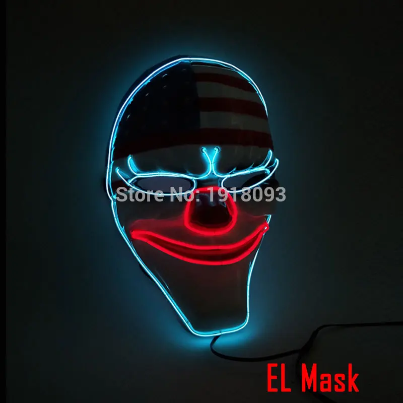 Hot Sales USA national flag Clown Mask Flexible LED Strip Neon light EL wire Glowing For dance DJ Carnival Trendy Party
Hot Sales USA national flag Clown Mask Flexible LED Strip Neon light EL wire Glowing For dance DJ Carnival Trendy Party