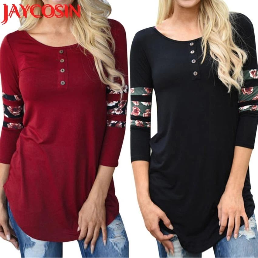 Women's Print Long Sleeve Loose Casual Shirt Summer Tops T-Shirt women t-shirt 40#
Women's Print Long Sleeve Loose Casual Shirt Summer Tops T-Shirt women t-shirt 40#