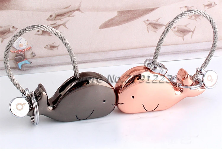 Milesi 3D Whale Key Ring for Lovers Gift Bag Pendant Couples Key Trinket Key Chains Gift to the guests on the party
Milesi 3D Whale Key Ring for Lovers Gift Bag Pendant Couples Key Trinket Key Chains Gift to the guests on the party