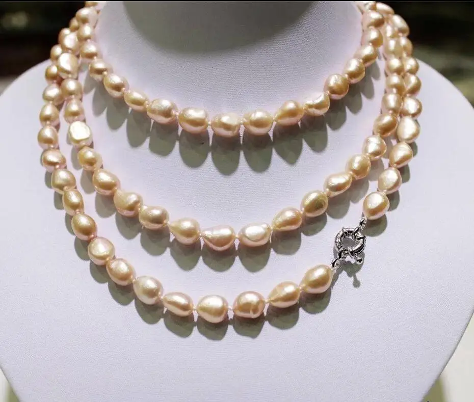 FREE SHIPPING HOT sell new Style >>>>long freshwater pearl necklace Natural purple Baroque 9x11mm 120cm metal clasp 
FREE SHIPPING HOT sell new Style >>>>long freshwater pearl necklace Natural purple Baroque 9x11mm 120cm metal clasp