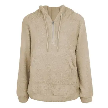 Elegant Faux Fur Coat Women 2018 Autumn Winter Thick Warm Soft Fleece Jacket Pocket Zipper Outerwear Overcoat Hooded Outwear
Elegant Faux Fur Coat Women 2018 Autumn Winter Thick Warm Soft Fleece Jacket Pocket Zipper Outerwear Overcoat Hooded Outwear