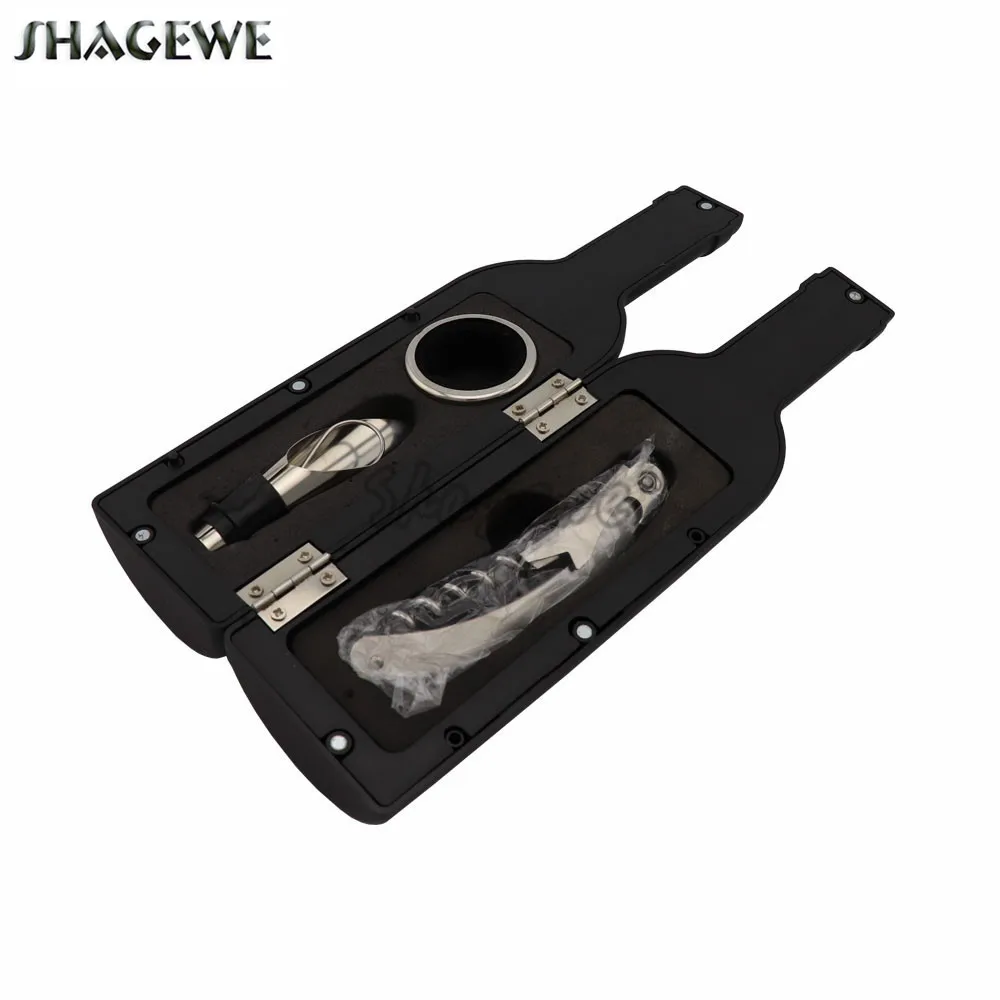 3pcs/set Wine Bottle Corkscrew & Accessory Gift Set - Bottle Opener,Drip Ring,Wine Pourer Wine Tool Set
3pcs/set Wine Bottle Corkscrew & Accessory Gift Set - Bottle Opener,Drip Ring,Wine Pourer Wine Tool Set